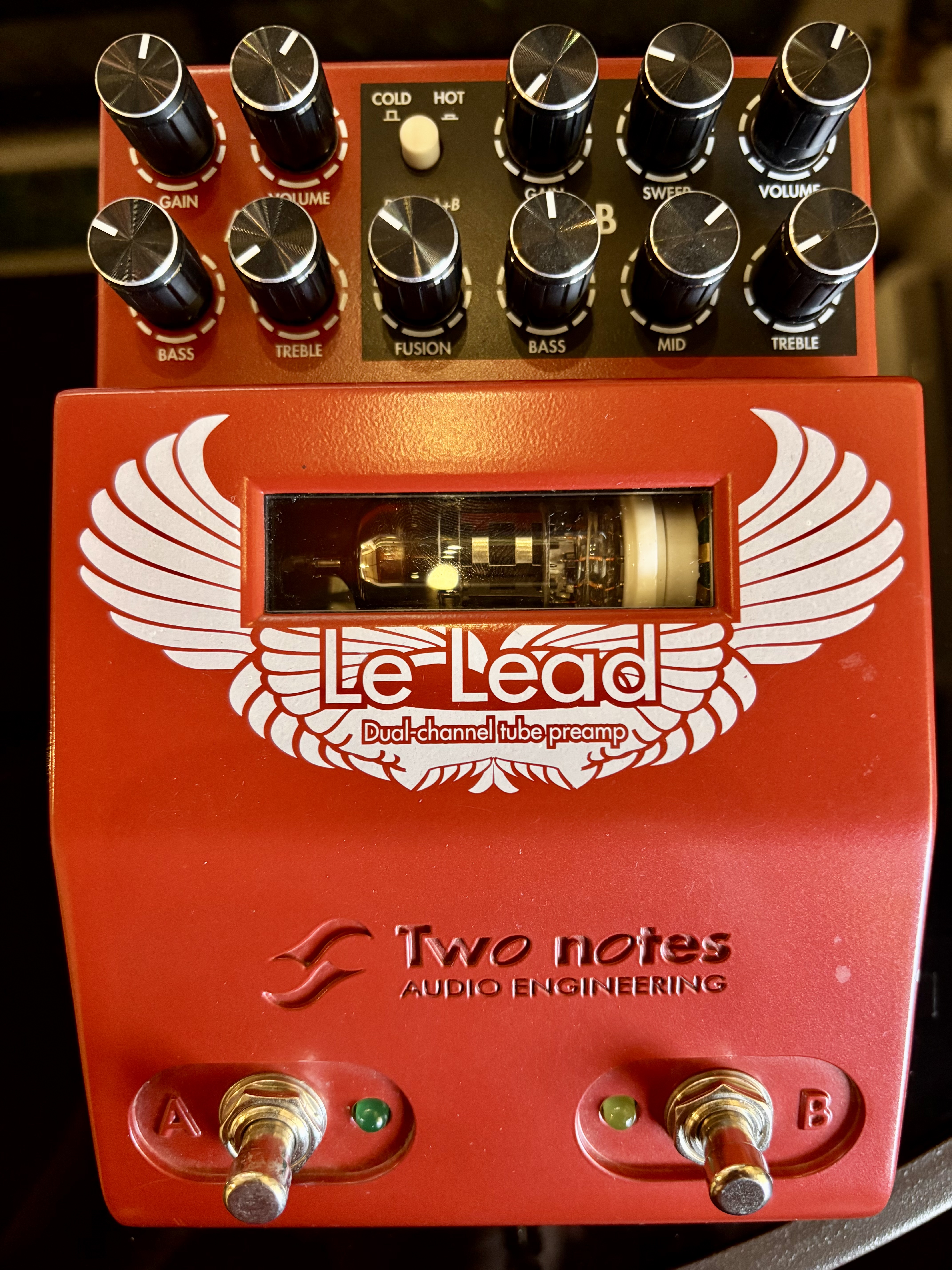 Two Notes Audio Engineering Le Lead – 2-Channel Tube Preamp/Drive (Used, Very Good Condition)