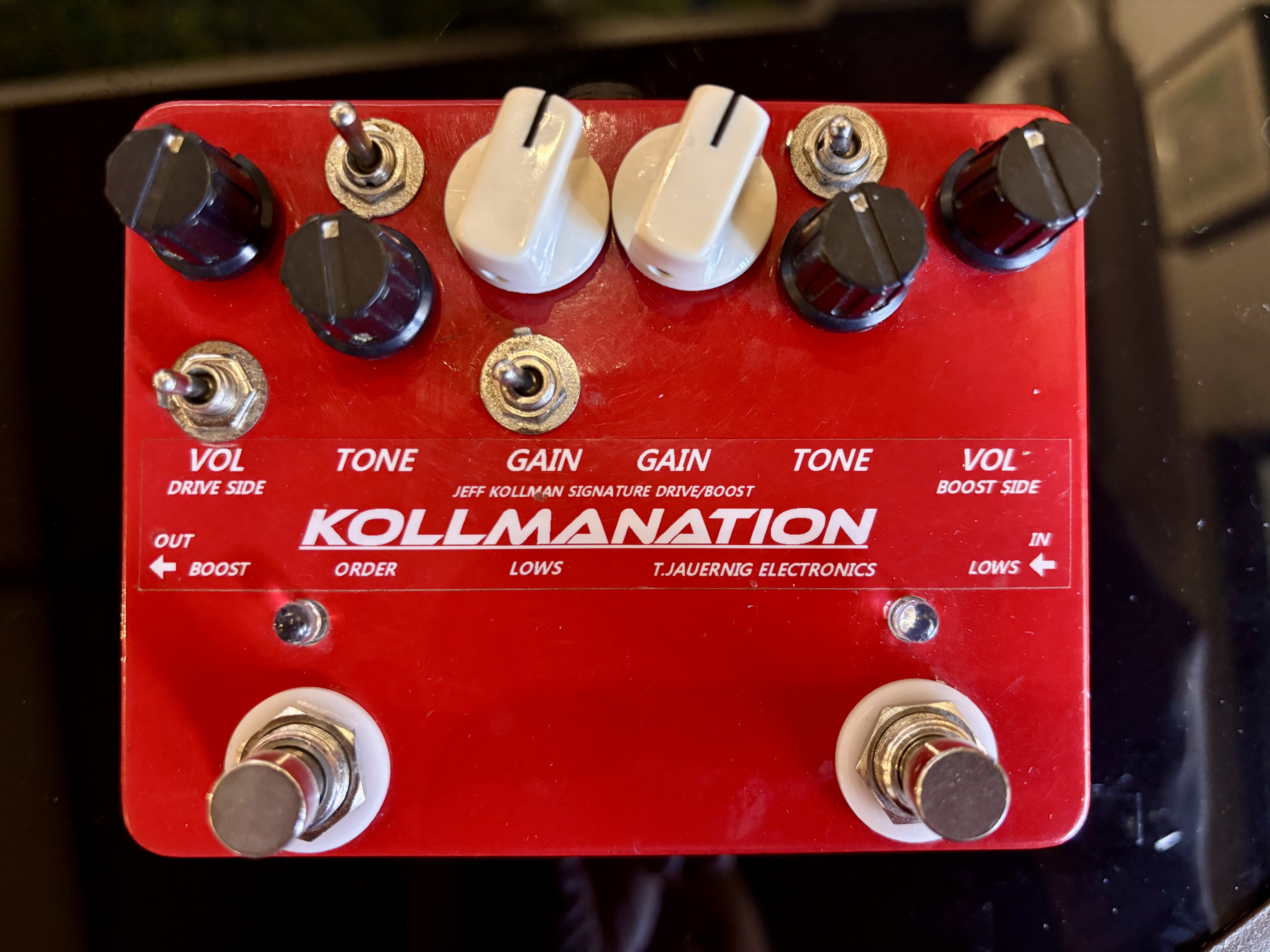 T Jauernig Kollmanation (Red Version) – Jeff Kollman Signature Overdrive/Distortion