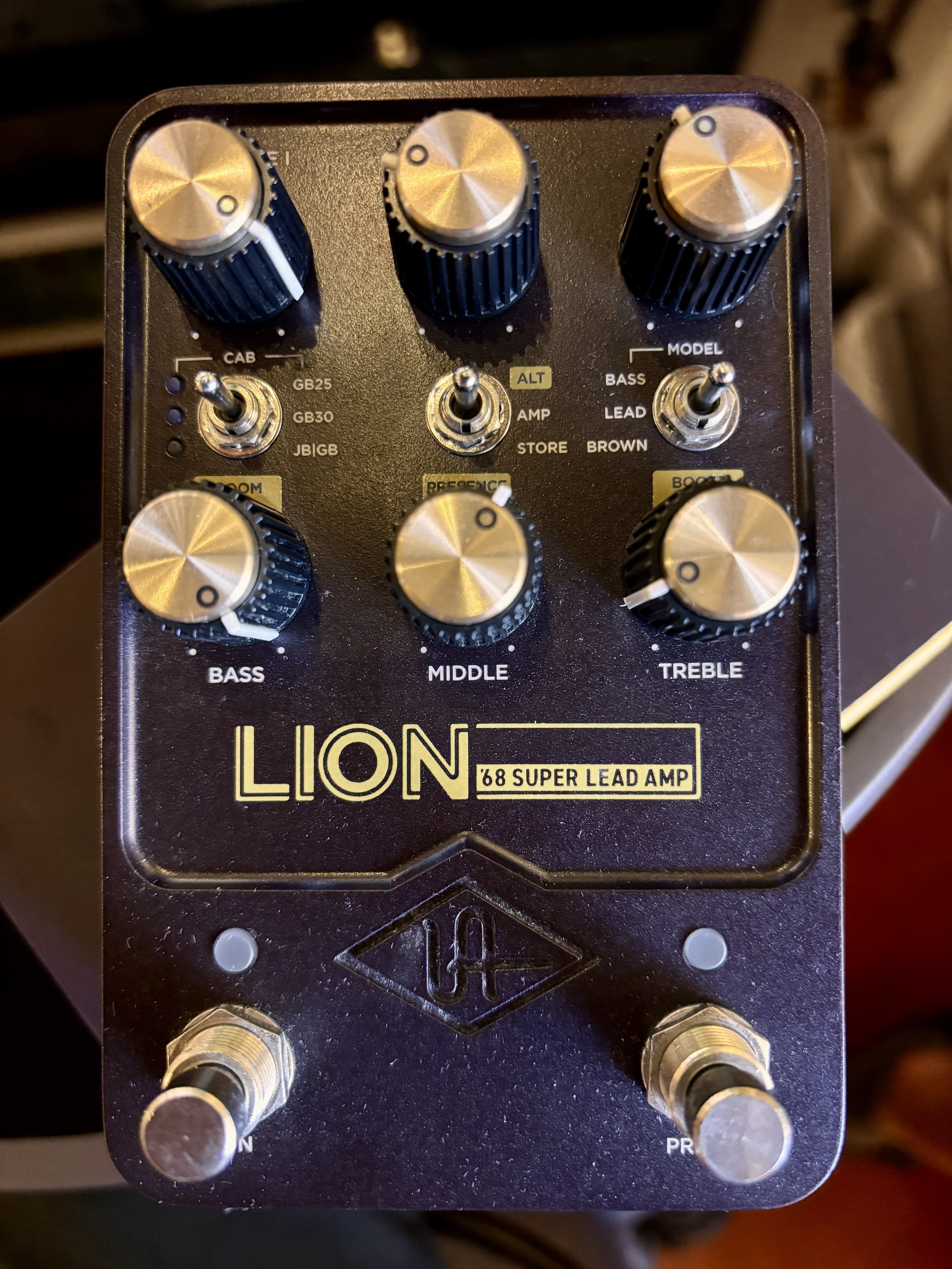 Universal Audio Lion ’68 Super Lead – Amp Simulator Pedal (Used, Excellent Condition) - additional view
